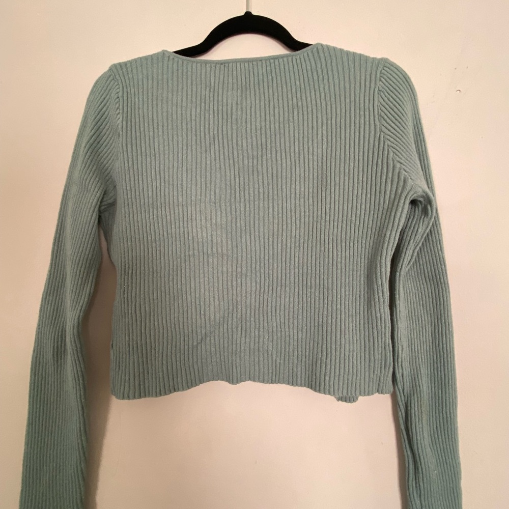 Blue Blush Sweater Size L Color Green - Picture 7 of 8